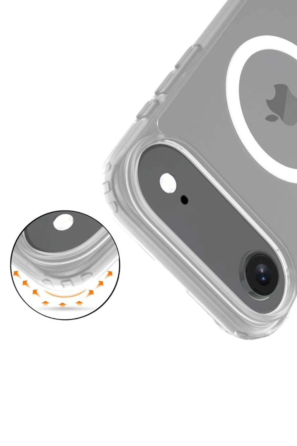 Mey İthalat® iPhone 17 Air Jota Magsafe Kapak - Şeffaf