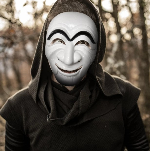 Mey İthalat® Koreli Hırsız Teatral Hahoe Maskesi - Para Heist Maskesi - Dali Maskesi