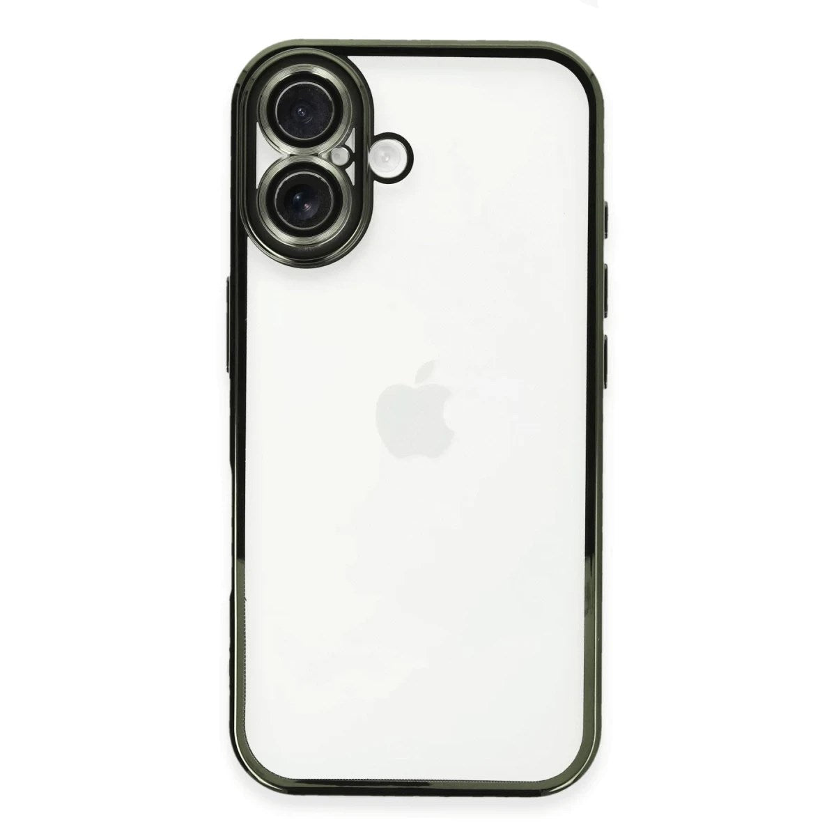 Mey İthalat® iPhone 16 Plus Kılıf Lensli Silikon - Yeşil