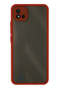 Mey İthalat® Realme C11 2021 Kılıf Montreal Silikon Kapak - Kırmızı