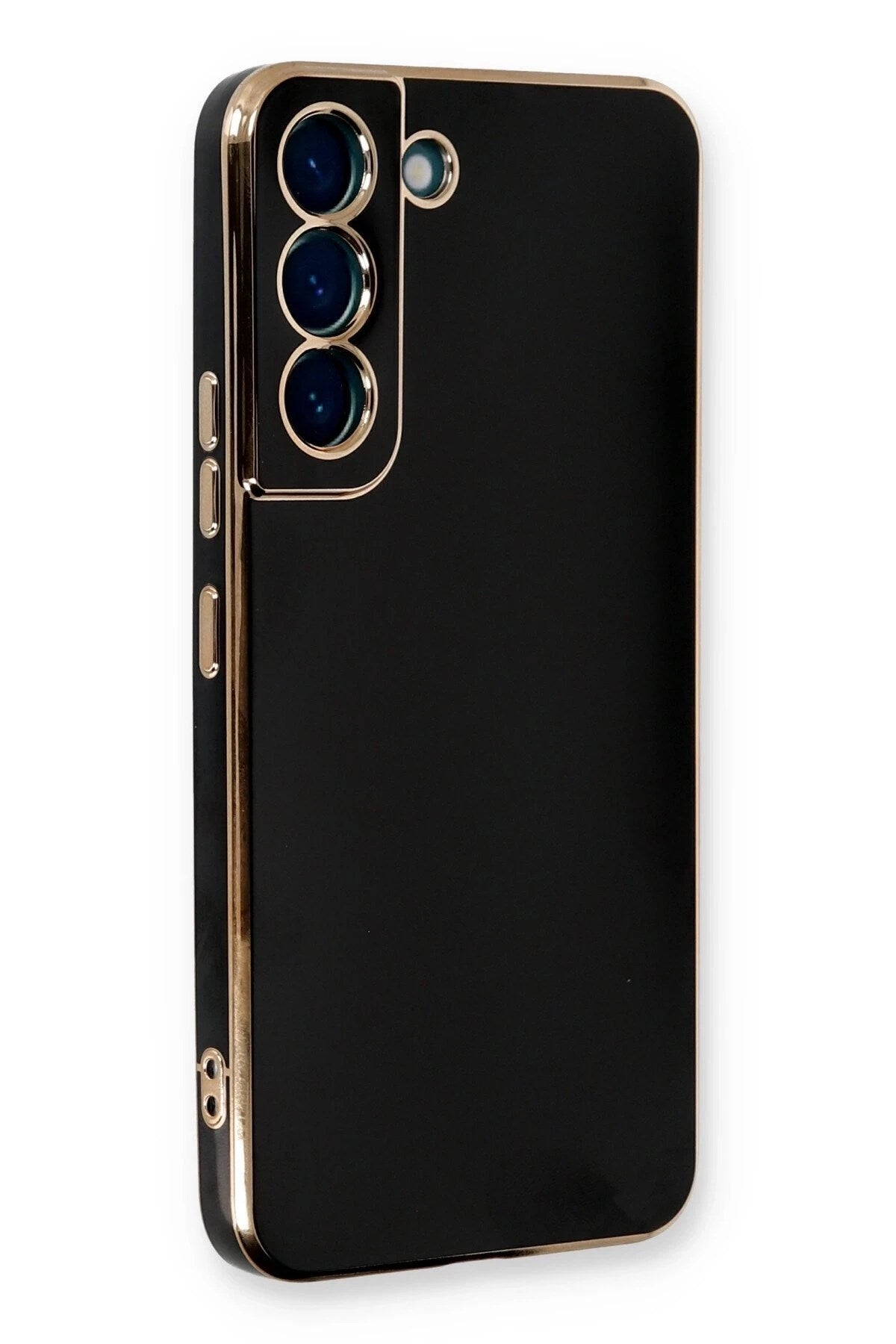 Mey İthalat® Samsung Galaxy S21 FE Kılıf Volet Silikon - Siyah