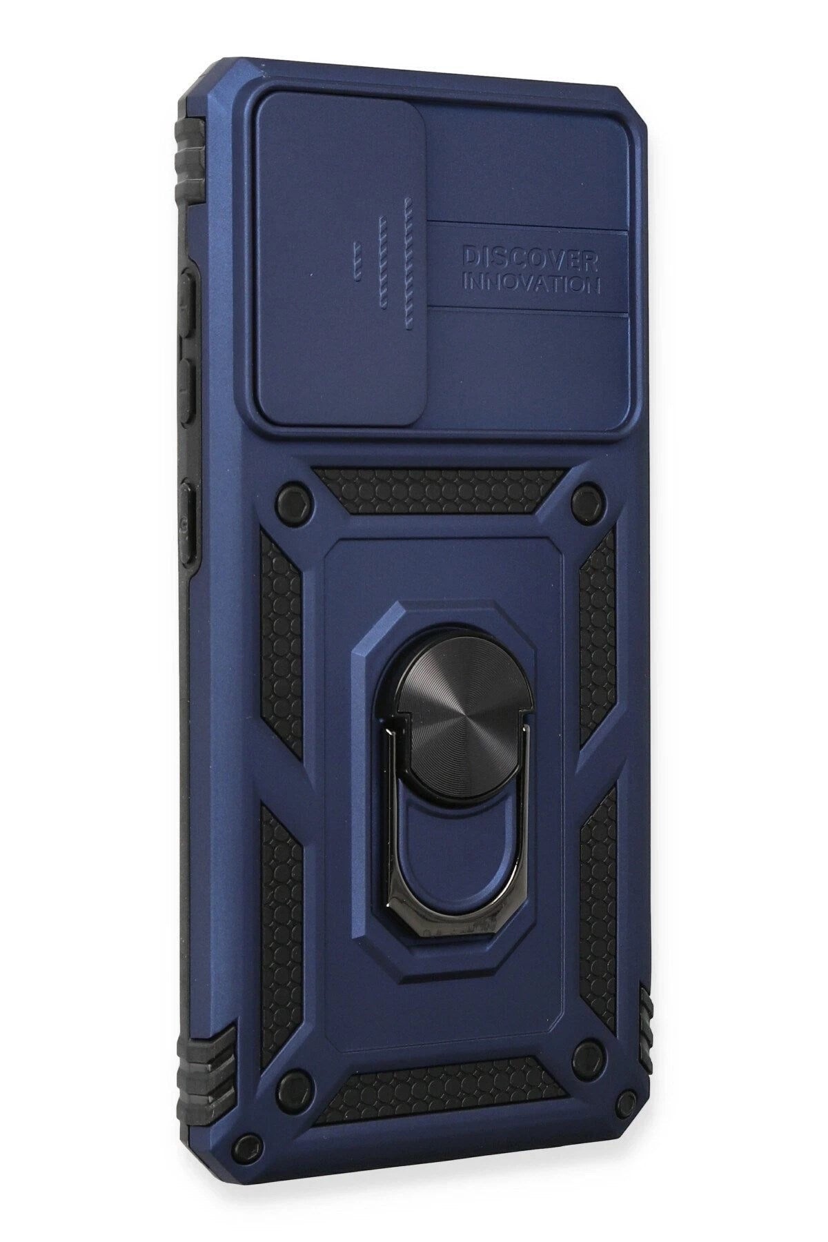 Mey İthalat® Samsung Galaxy A53 5G Kılıf Pars Lens Yüzüklü Silikon - Lacivert