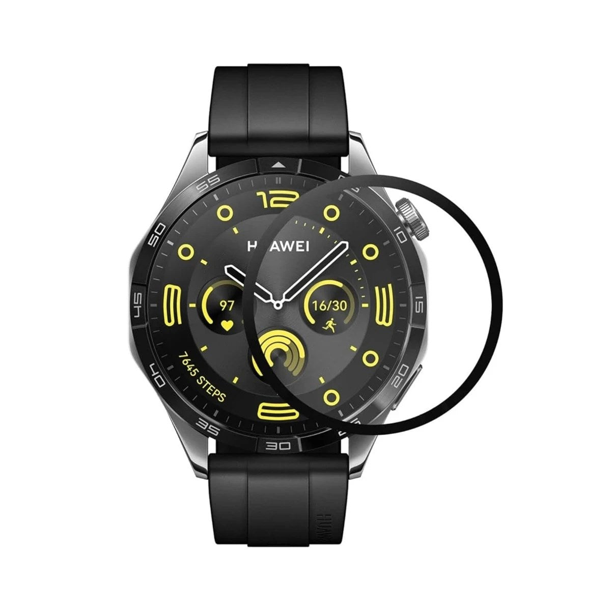 Mey İthalat® Huawei GT4 46mm 22mm Polymer Nano Ekran Koruyucu - Şeffaf