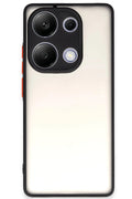 Mey İthalat® Redmi Note 13 Pro 4G Kılıf Montreal Silikon Kapak - Siyah