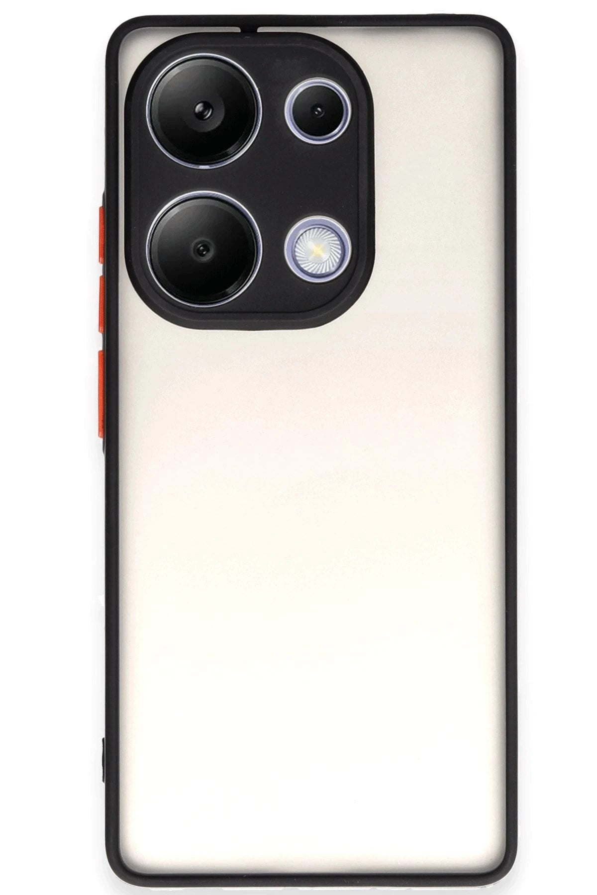 Mey İthalat® Redmi Note 13 Pro 4G Kılıf Montreal Silikon Kapak - Siyah