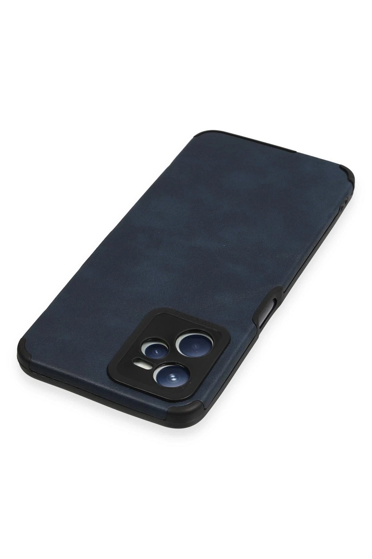 Mey İthalat® Realme C35 Kılıf Loop Deri Silikon - Lacivert