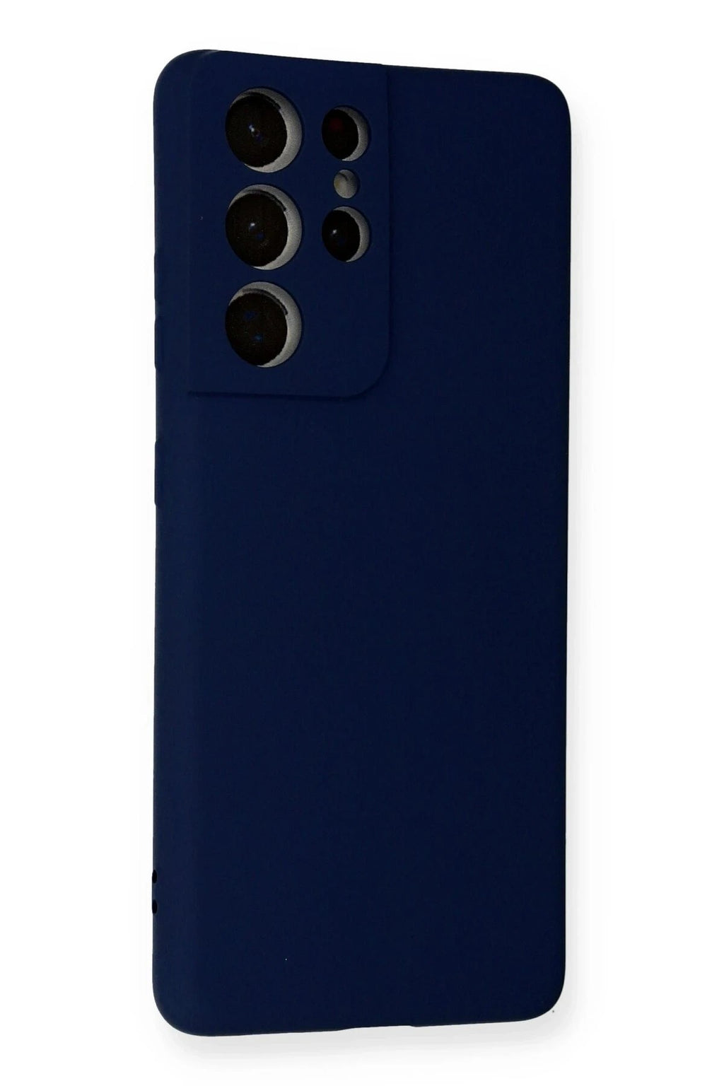 Mey İthalat® Samsung Galaxy S21 Ultra Kılıf Nano içi Kadife Silikon - Lacivert