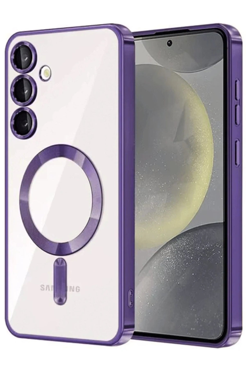 Mey İthalat® Samsung Galaxy A35 5G Kross Magneticsafe Kapak - Mor