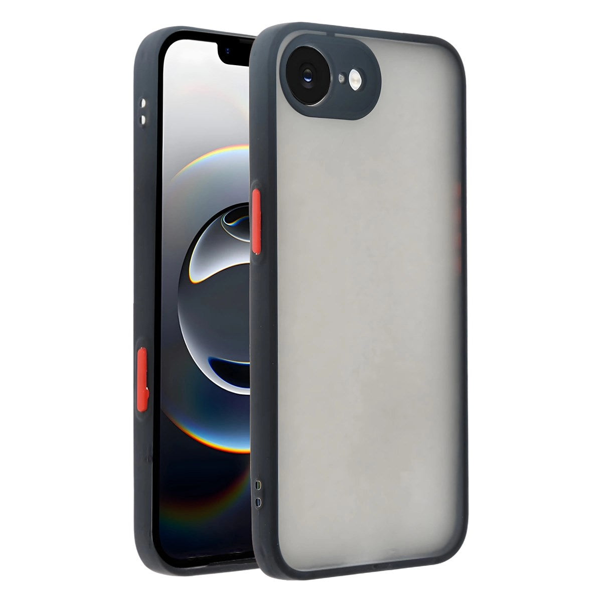 Mey İthalat® iPhone 16E Kılıf Montreal Silikon Kapak - Siyah