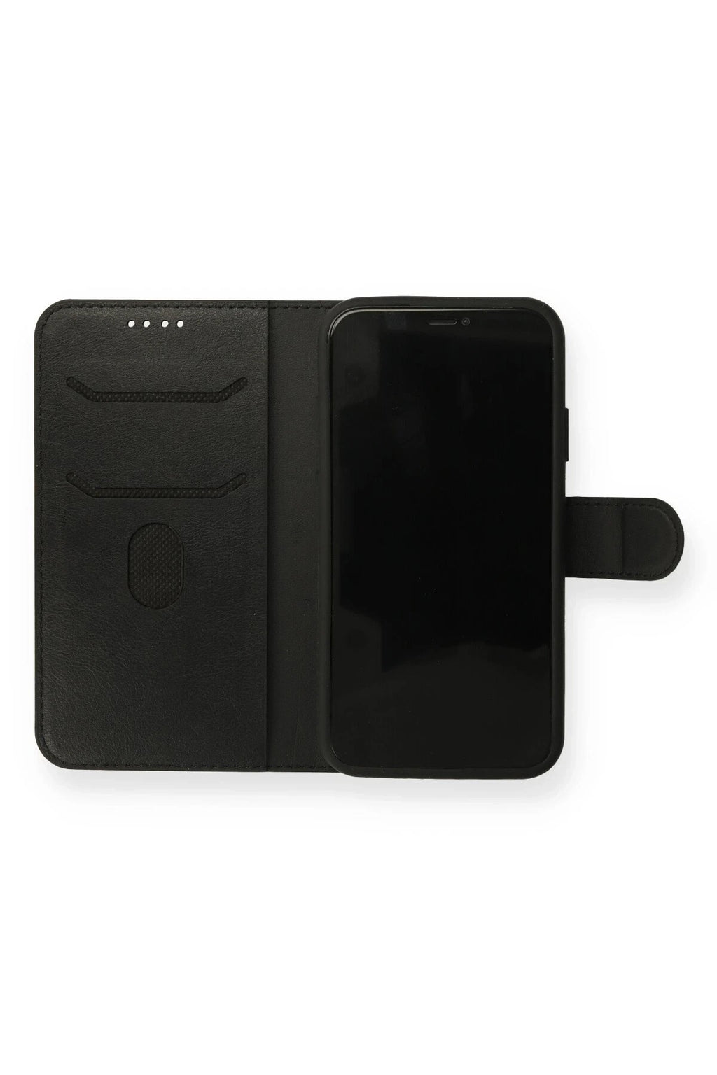 Mey İthalat® iPhone 13 Mini Kılıf Trend S Plus Kapaklı Kılıf - Siyah
