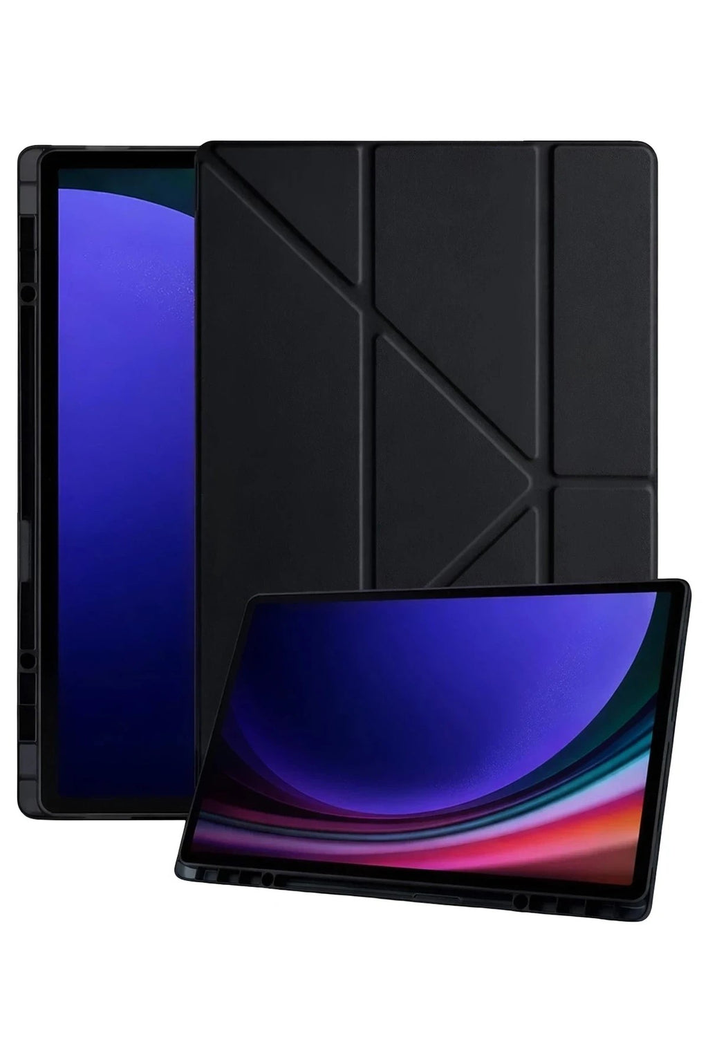 Mey İthalat® Samsung Galaxy X730 Tab S11 Kalemlikli Mars Tablet Kılıfı - Siyah