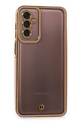 Mey İthalat® Samsung Galaxy M23 Kılıf Liva Lens Silikon - Pudra