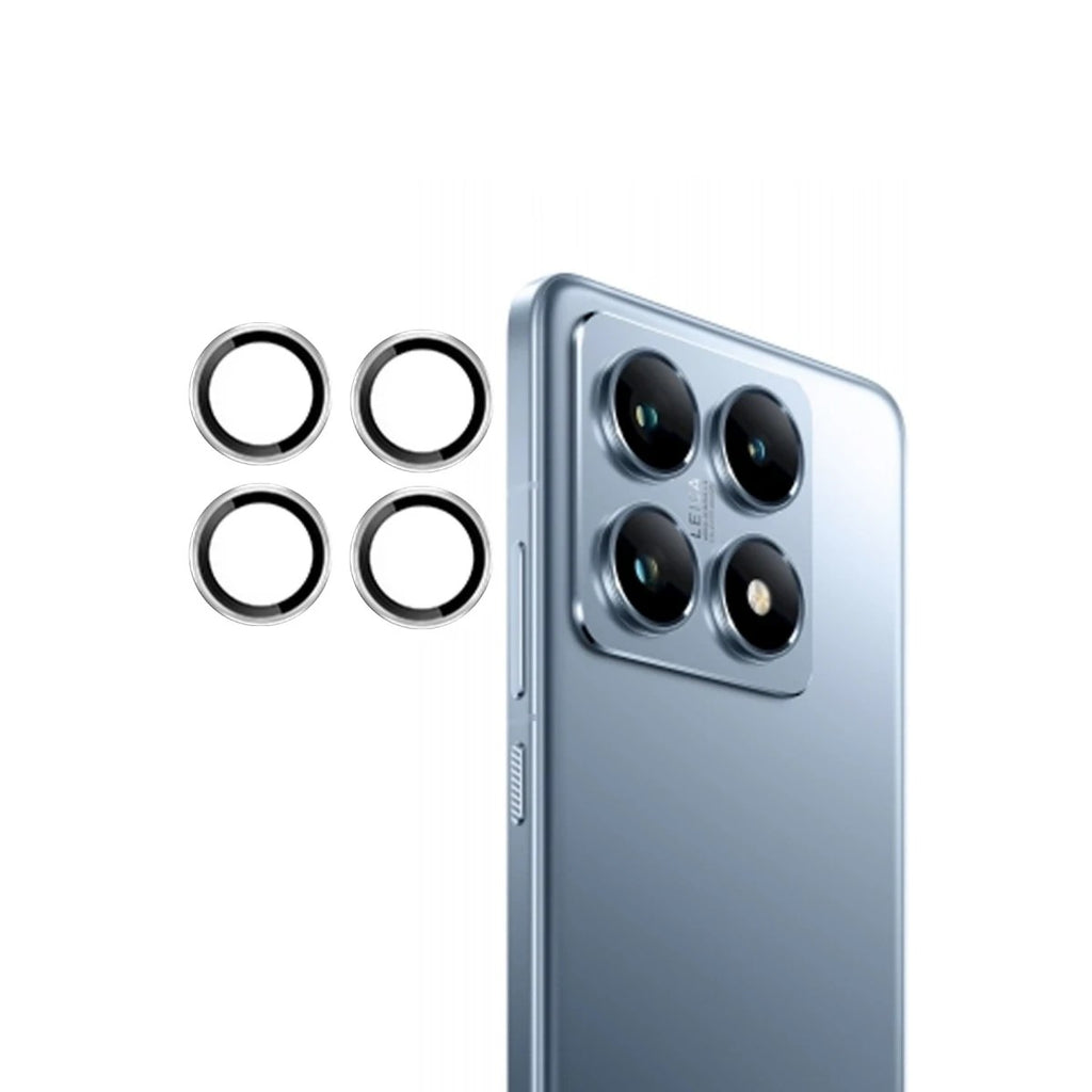 Mey İthalat® Mi 14T Pro PVD Metal Kamera Lens - Gümüş