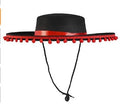 Mey İthalat® Kırmızı Ponponlu Siyah Renk Çocuk İspanyol Şapkası
