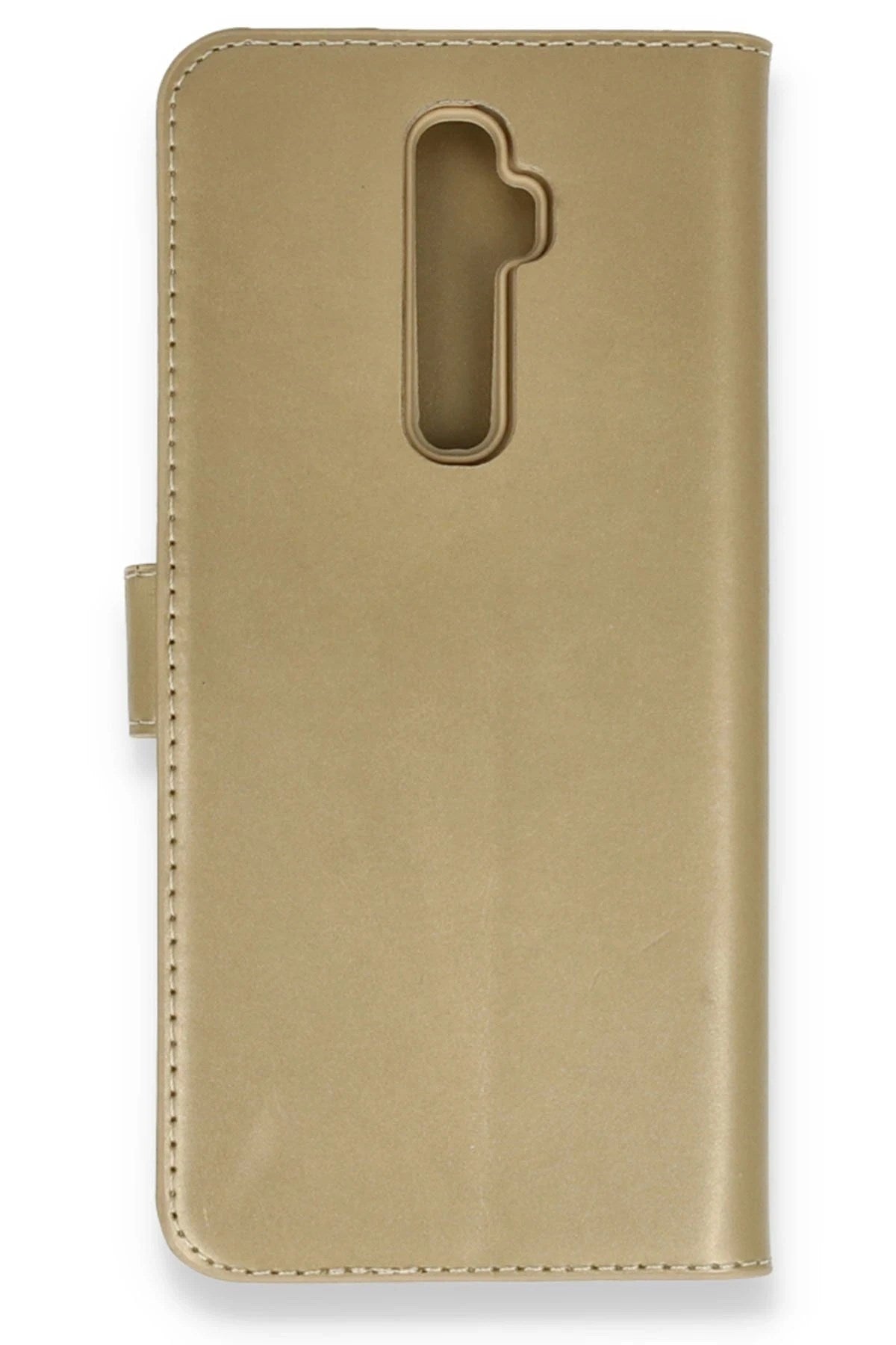Mey İthalat® Reno 2Z Kılıf Trend S Plus Kapaklı Kılıf - Gold
