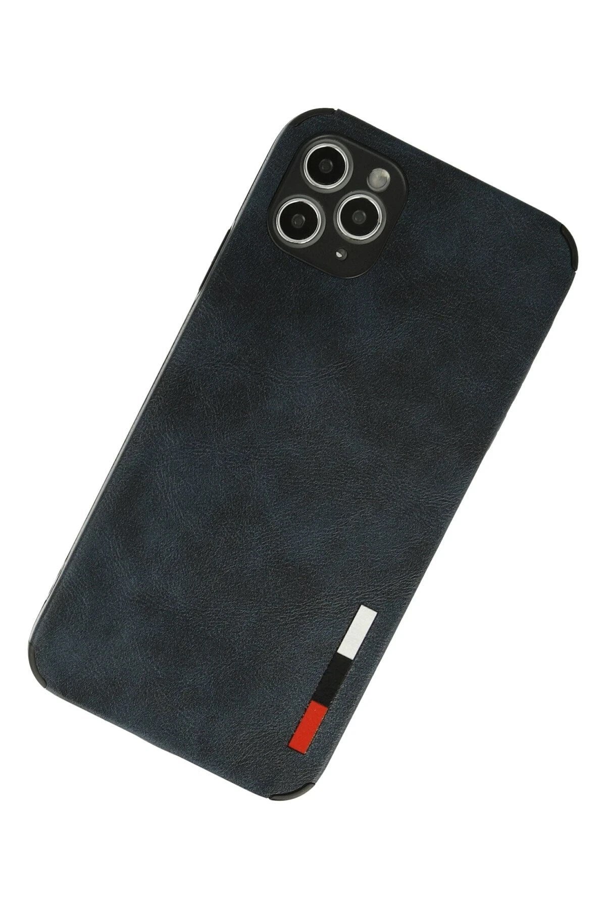 Mey İthalat® iPhone 11 Pro Max Kılıf Loop Deri Silikon - Lacivert