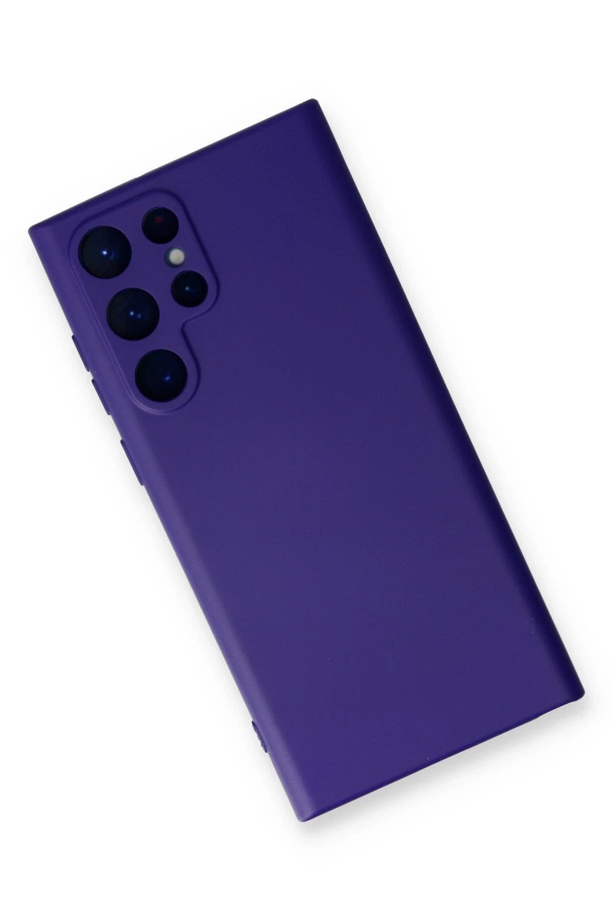 Mey İthalat® Samsung Galaxy S22 Ultra Kılıf Nano içi Kadife Silikon - Mor