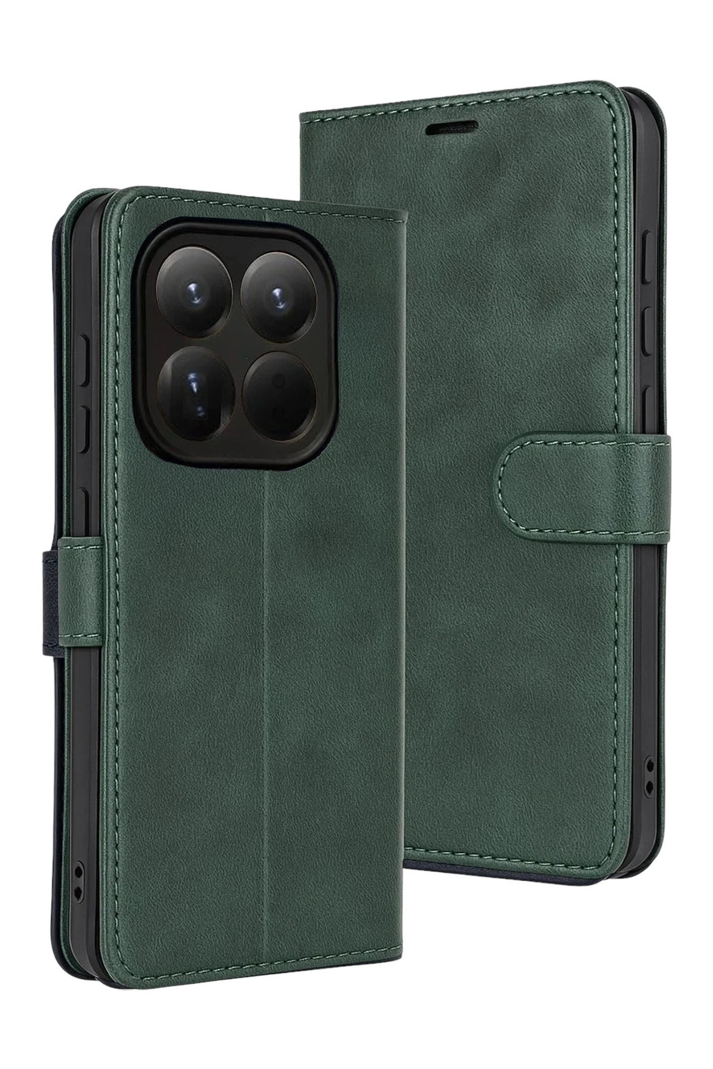 Mey İthalat® Mi 15T Trend S Plus Kapaklı Kılıf - Yeşil