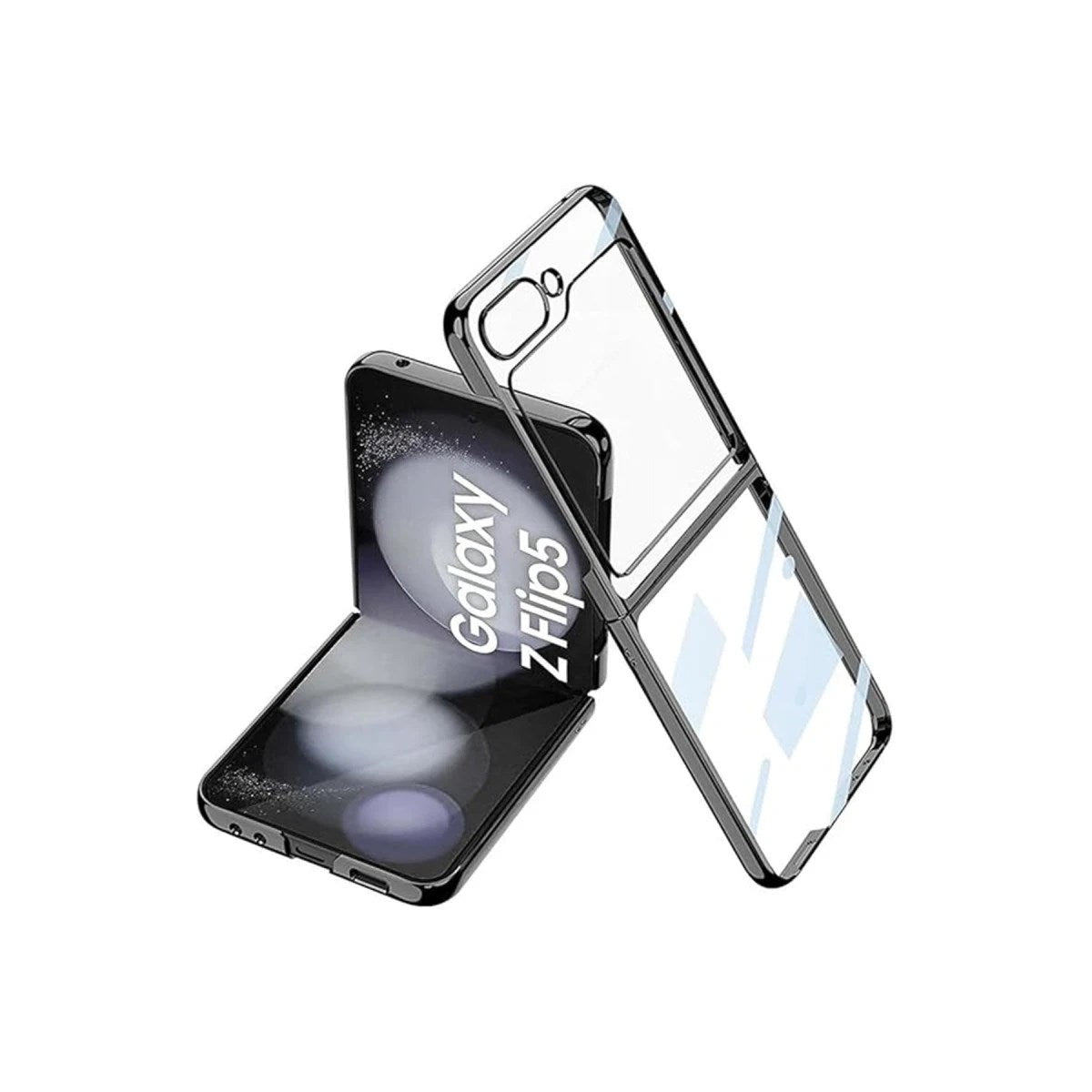 Mey İthalat® Samsung Galaxy Z Flip 5 Kılıf Fold Element Kapak - Siyah