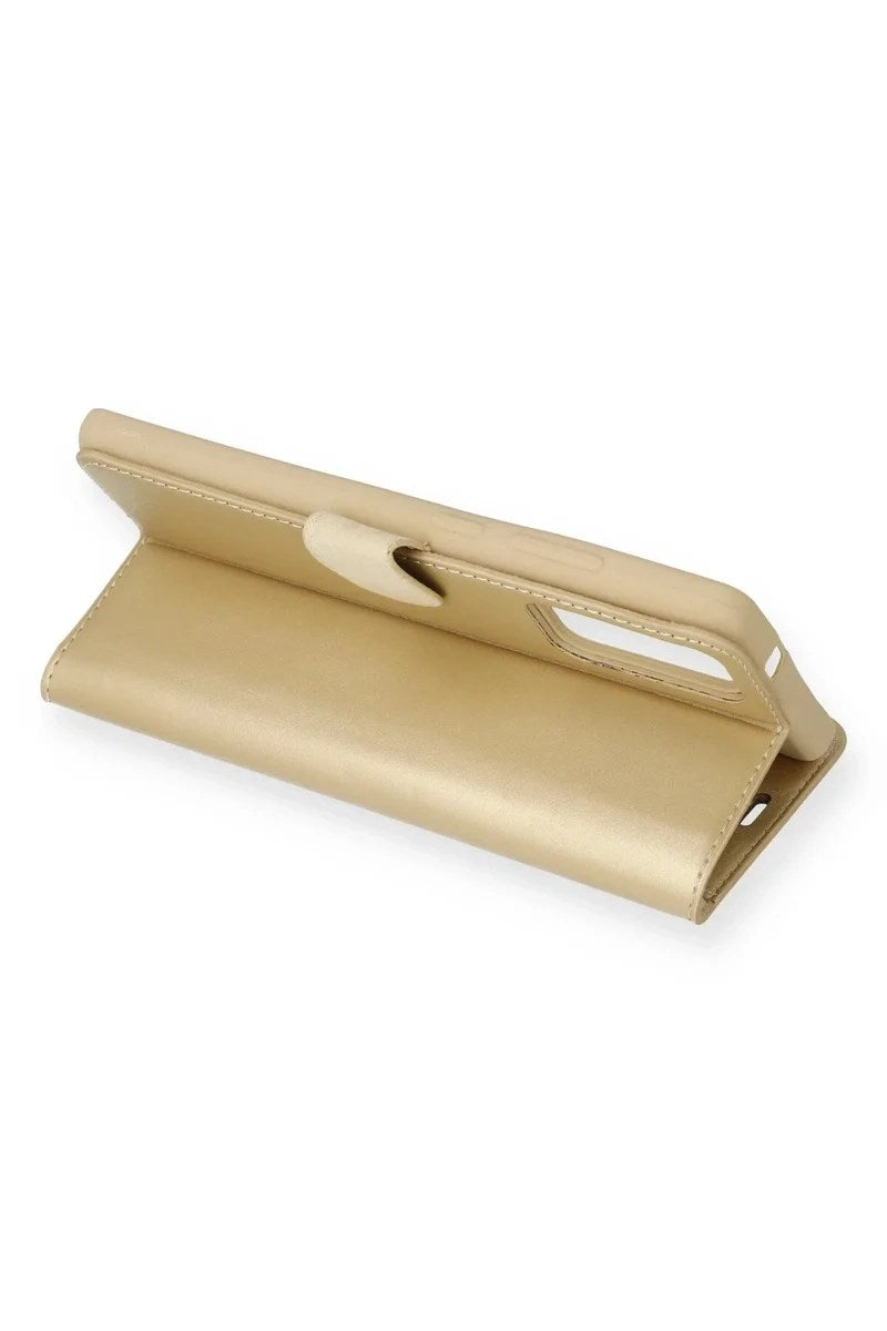 Mey İthalat® Samsung Galaxy S23 Plus Trend S Plus Kapaklı Kılıf - Gold