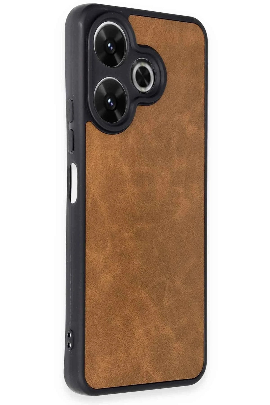 Mey İthalat® Redmi 13 4G Kılıf Aras Deri Kapak - Taba