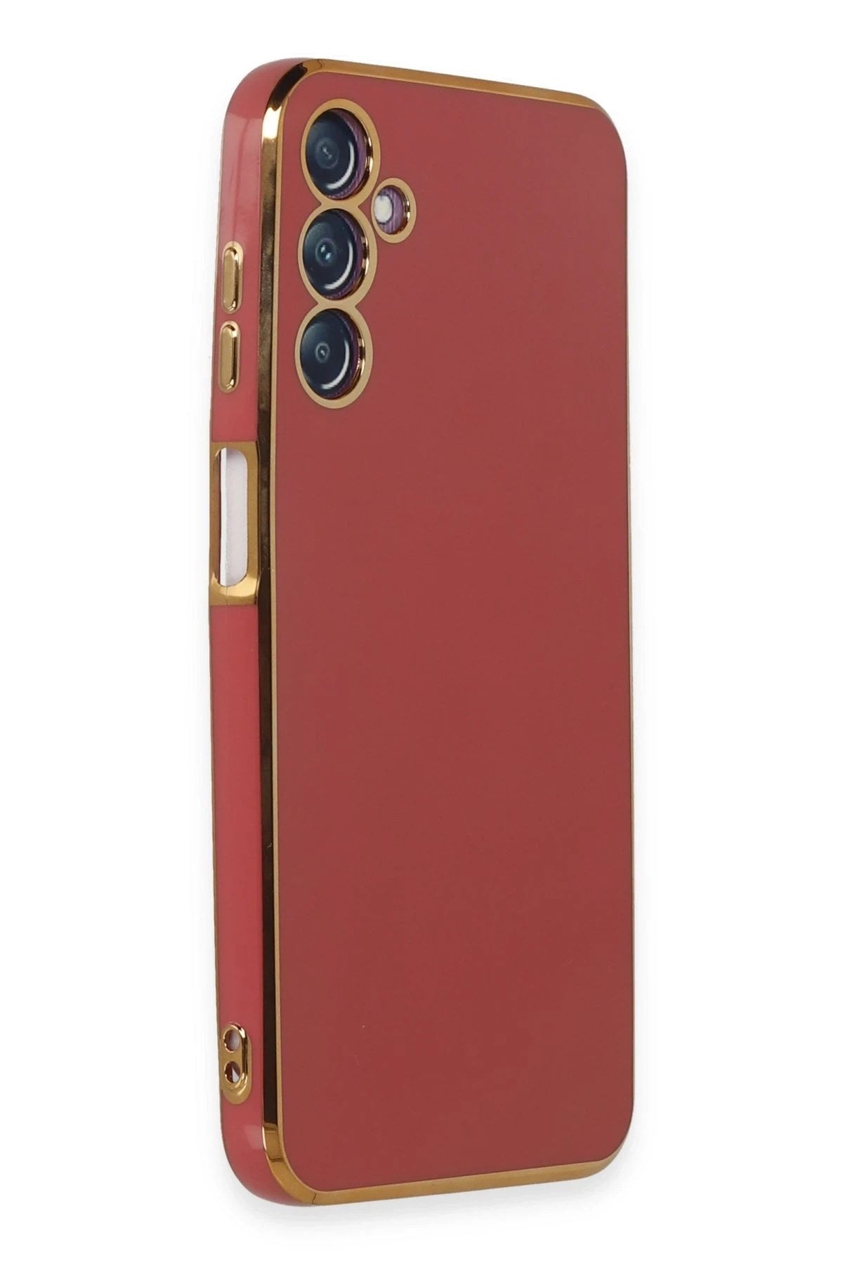Mey İthalat® Samsung Galaxy M14 5G Kılıf Volet Silikon - Kırmızı
