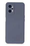 Mey İthalat® Realme 9i 4G Kılıf Nano içi Kadife Silikon - Gri