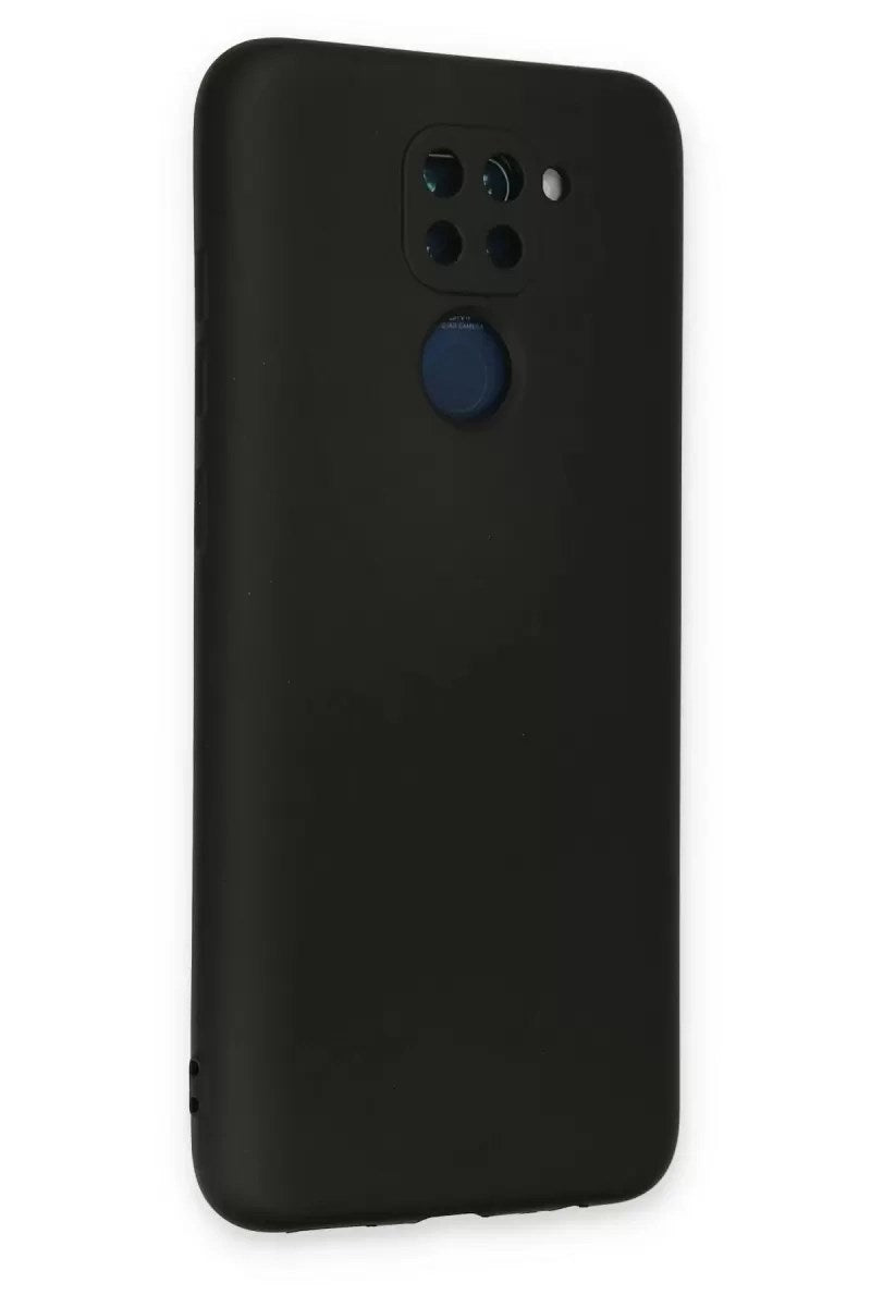 Mey İthalat® Redmi Note 9 Kılıf Nano içi Kadife Silikon - Siyah