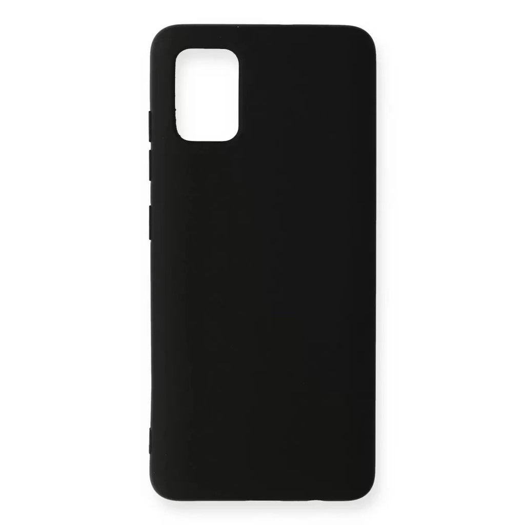 Mey İthalat® Samsung Galaxy A51 Kılıf Nano içi Kadife Silikon - Siyah