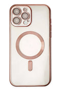 Mey İthalat® iPhone 13 Pro Kılıf Kross Magneticsafe Kapak - Rose