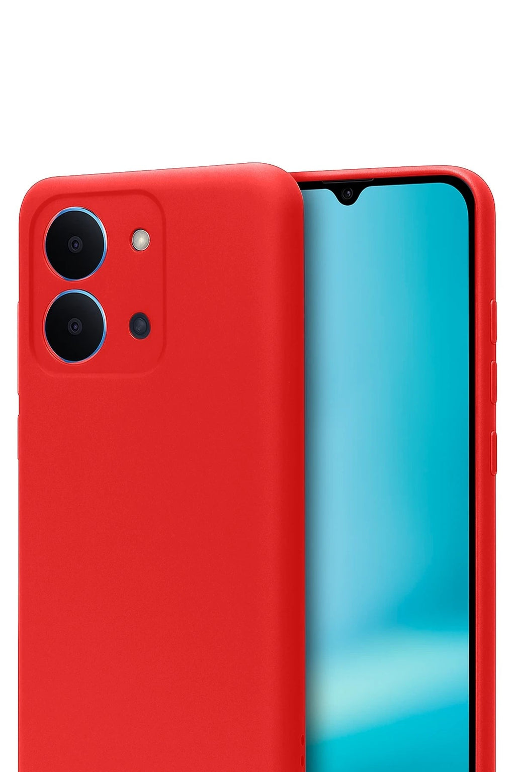 Mey İthalat® Redmi 15C 4G First Silikon - Kırmızı