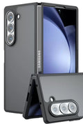 Mey İthalat® Samsung Galaxy Z Fold 5 Kılıf Blur Fold Kapak - Mat Siyah