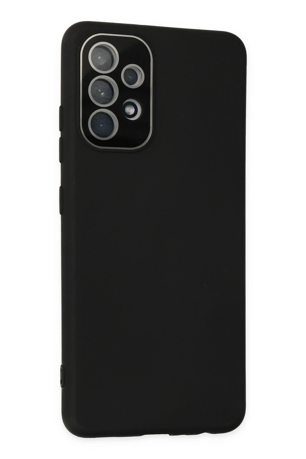 Mey İthalat® Samsung Galaxy A33 5G Kılıf Lansman Glass Kapak - Siyah