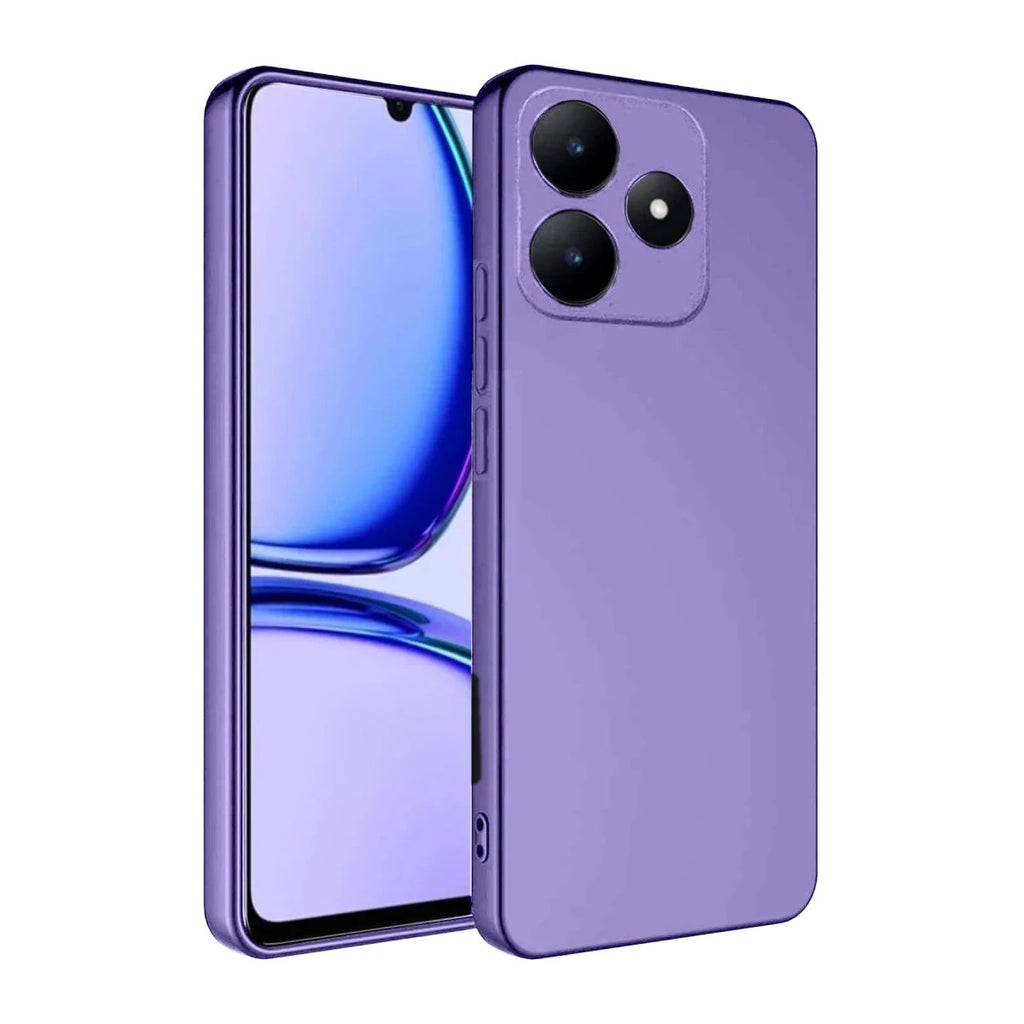 Mey İthalat® Realme C61 Kılıf First Silikon - Lila