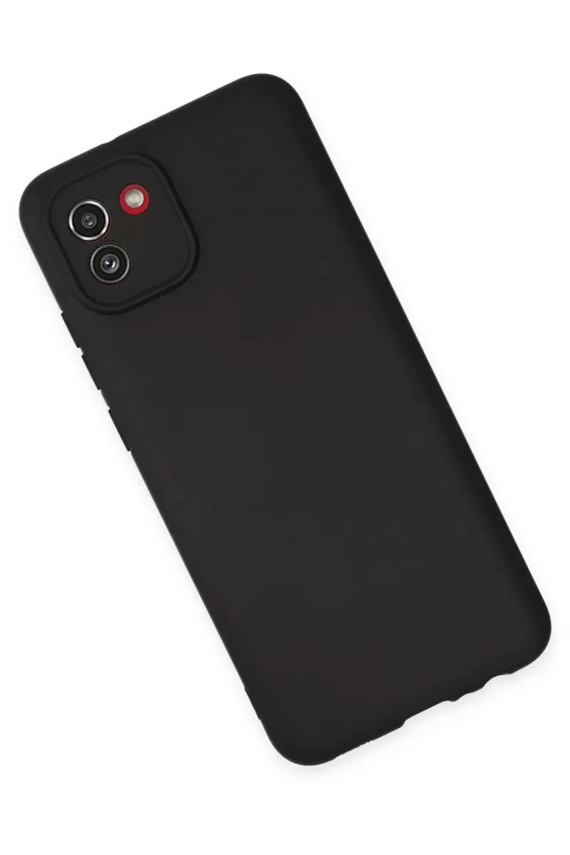 Mey İthalat® Samsung Galaxy A03 Kılıf First Silikon - Siyah