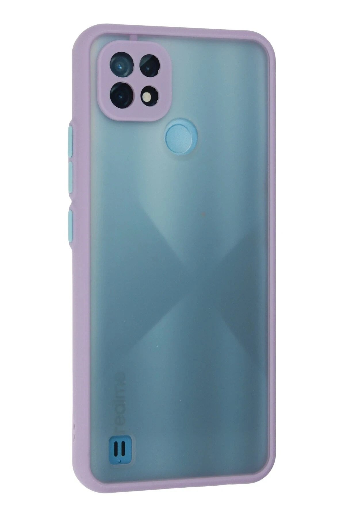 Mey İthalat® Realme C21 Kılıf Montreal Silikon Kapak - Mor
