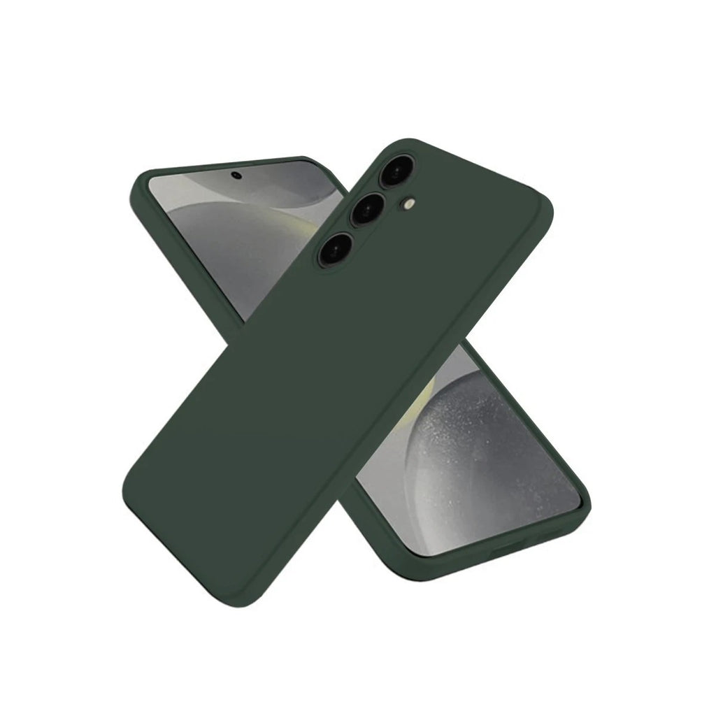 Mey İthalat® Samsung Galaxy A26 Kılıf First Silikon - Koyu Yeşil