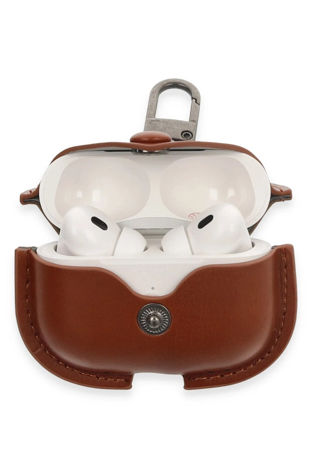 Mey İthalat® Airpods Pro 2 (2.nesil) Çanta Deri Kılıf - Taba