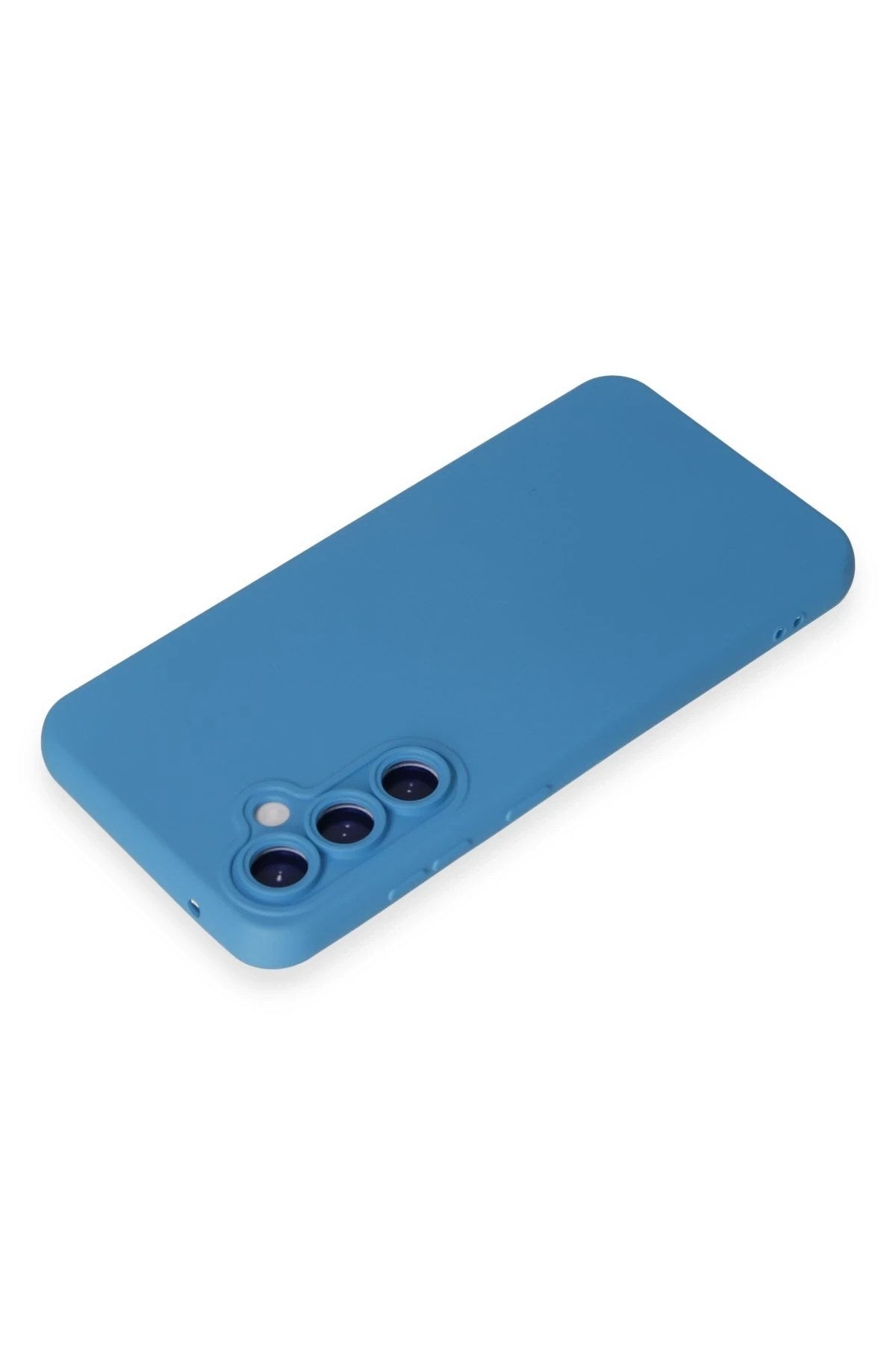 Mey İthalat® Samsung Galaxy S24 Kılıf Nano içi Kadife Silikon - Mavi