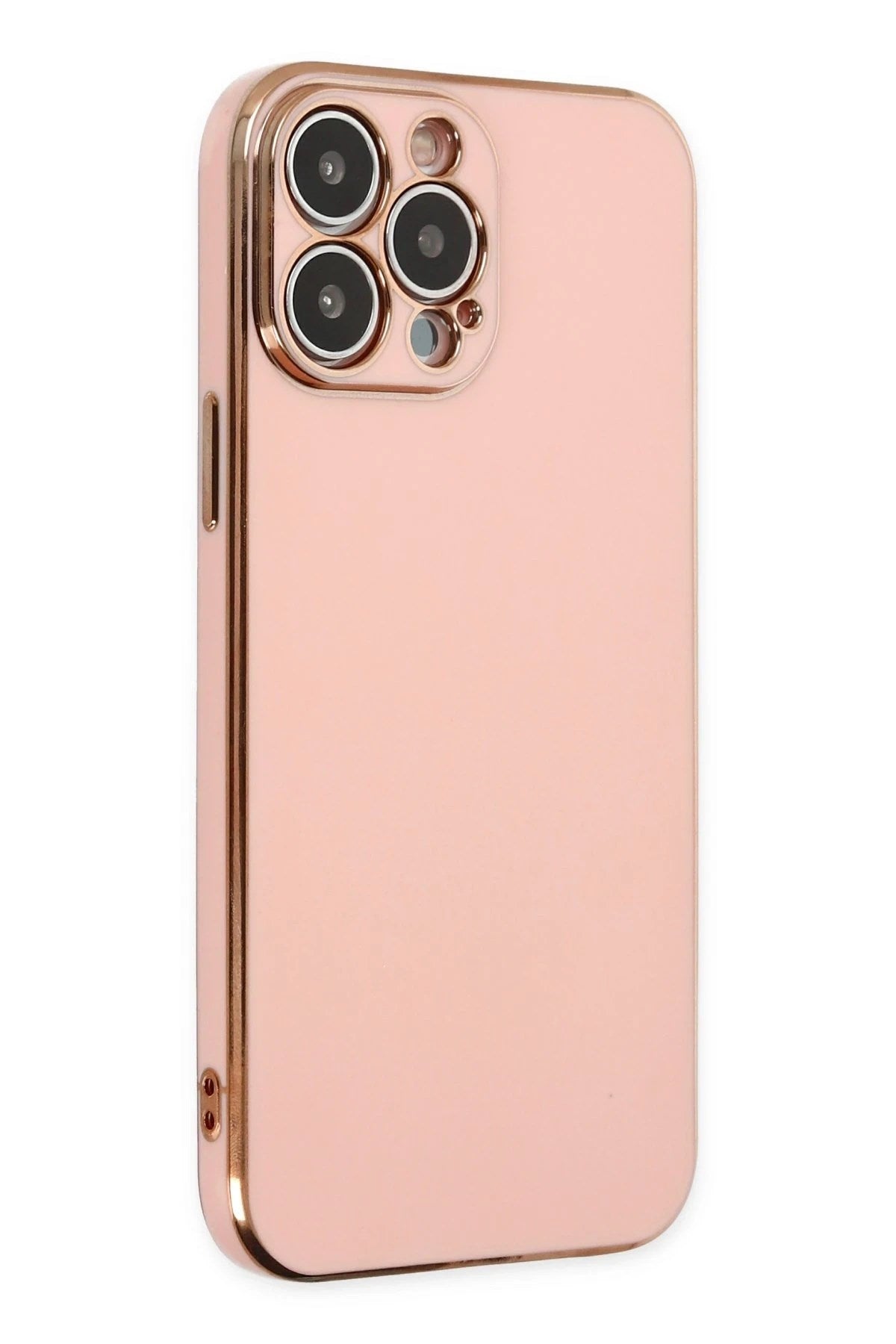 Mey İthalat® iPhone 14 Pro Kılıf Volet Silikon - Pembe