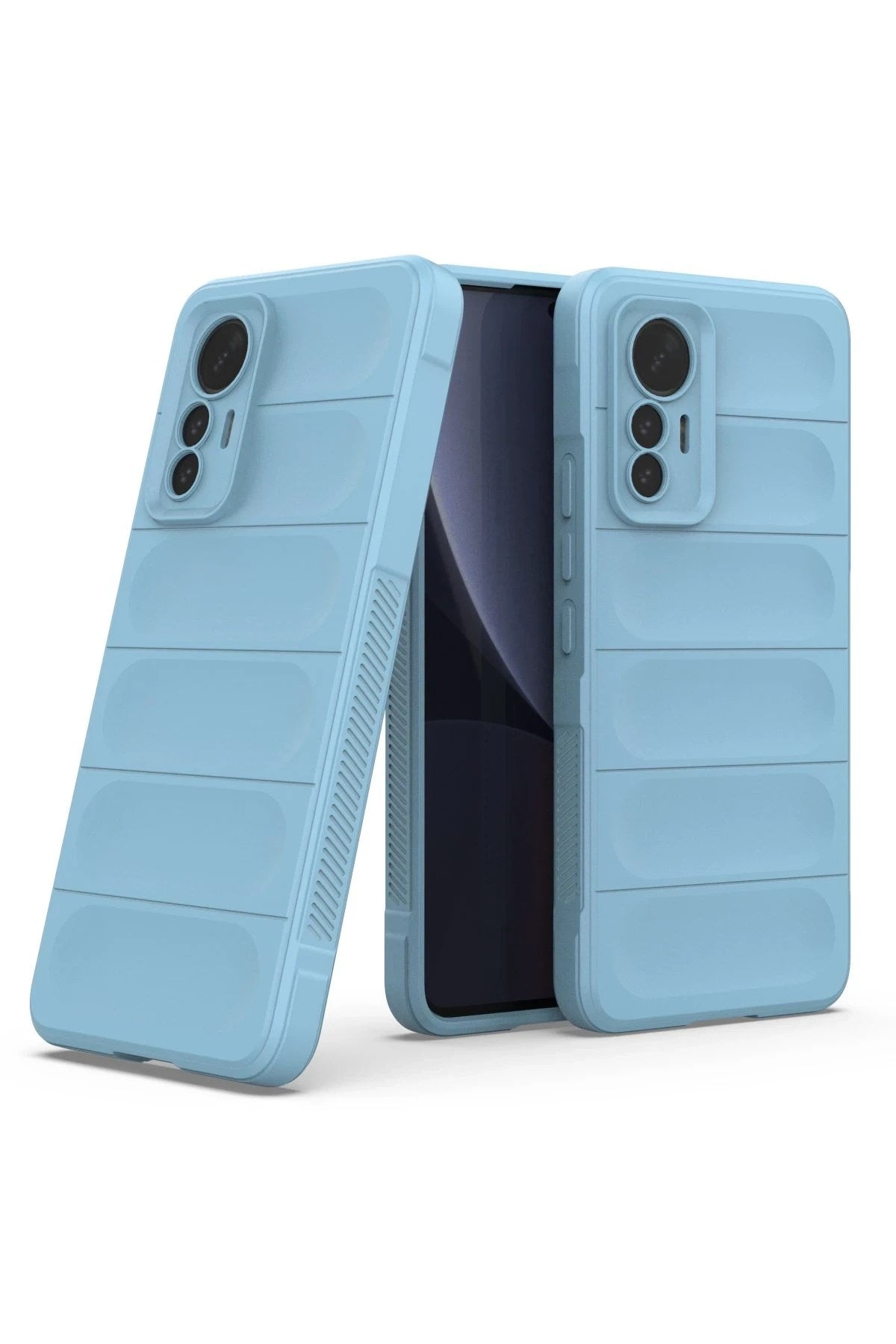 Mey İthalat® Mi 12 Lite Kılıf Optimum Silikon - Sky Blue