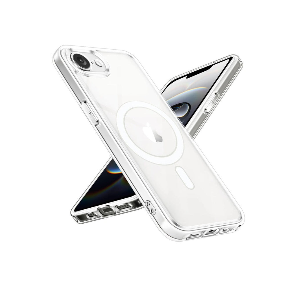 Mey İthalat® iPhone 16E Kılıf Magneticsafe Şeffaf Silikon - Şeffaf