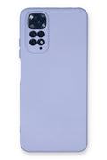 Mey İthalat® Redmi Note 11 Kılıf Nano içi Kadife Silikon - Lila