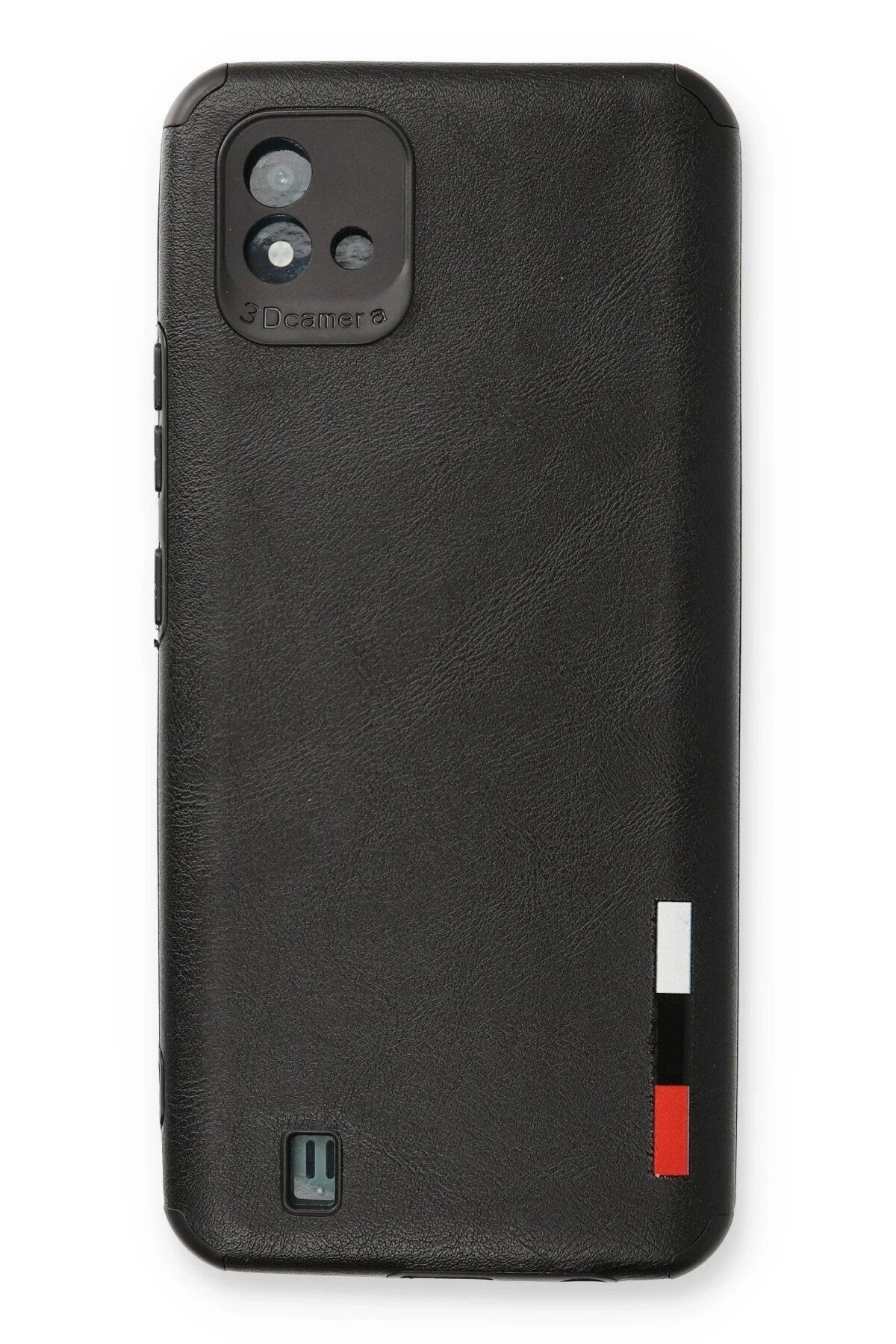 Mey İthalat® Realme C11 2021 Kılıf Loop Deri Silikon - Siyah