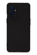 Mey İthalat® One Plus 9 Kılıf Nano içi Kadife Silikon - Siyah