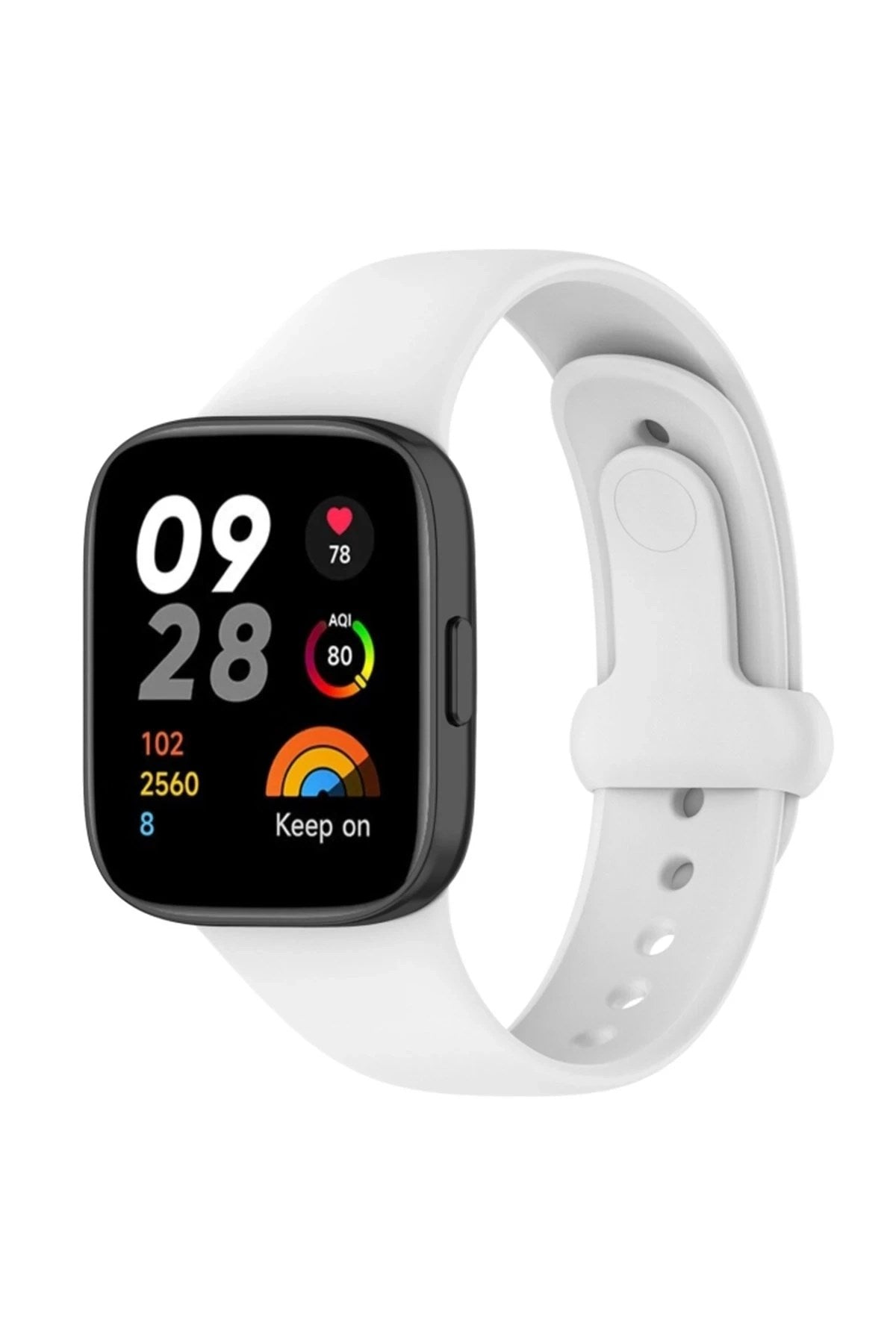 Mey İthalat® Redmi Watch 3 Origin Silikon Kordon - Beyaz