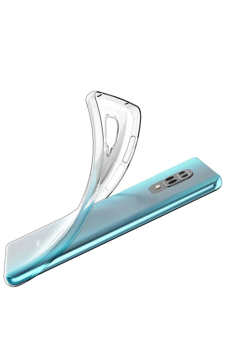 Mey İthalat® Redmi Note 9 Pro Kılıf Lüx Şeffaf Silikon - Şeffaf