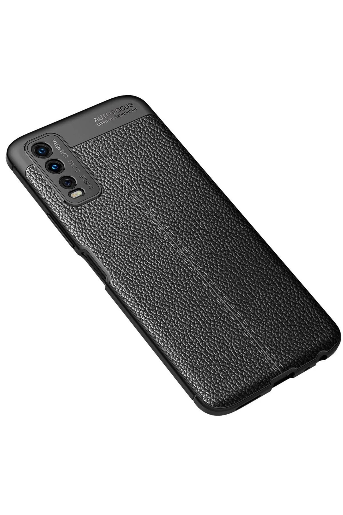 Mey İthalat® Vivo Y11S Kılıf Auto Focus Kapak - Siyah