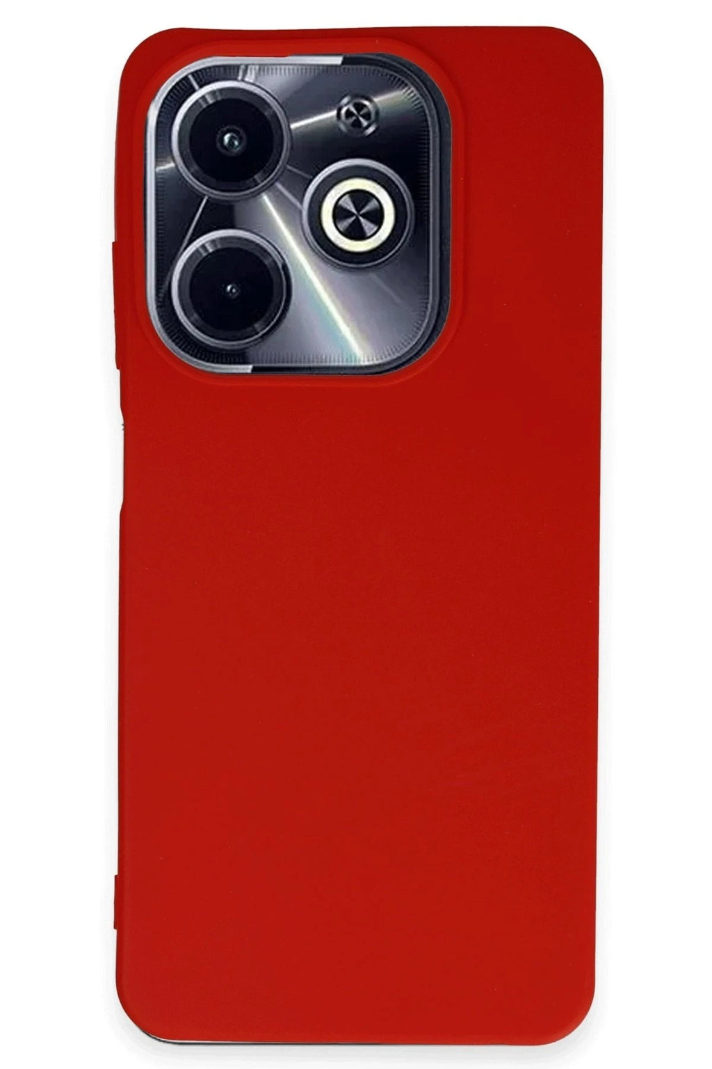 Mey İthalat® İnfinix Hot 40i Kılıf First Silikon - Kırmızı