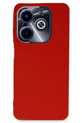 Mey İthalat® İnfinix Hot 40i Kılıf First Silikon - Kırmızı